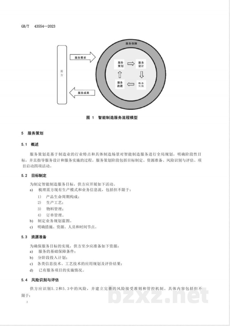 GB/T 43554-2023智能制造服务 通用要求 