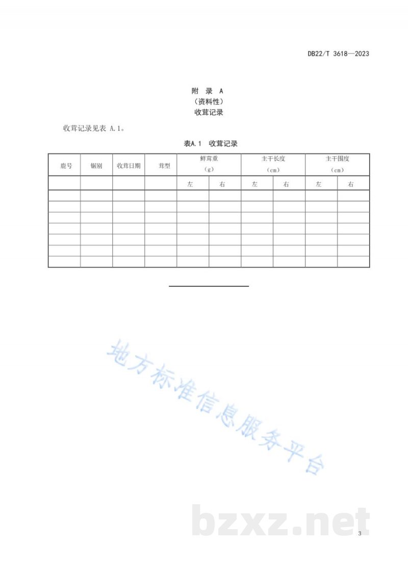 DB22/T 3618-2023梅花鹿鹿茸收获技术规范