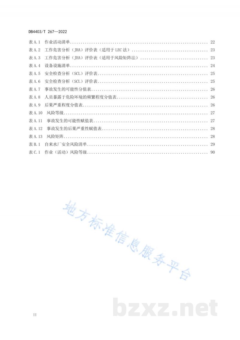 DB4403/T 267-2022自来水厂安全风险分级管控工作指南