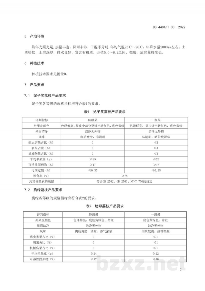 DB4404/T 33-2022地理标志证明商标 斗门荔枝