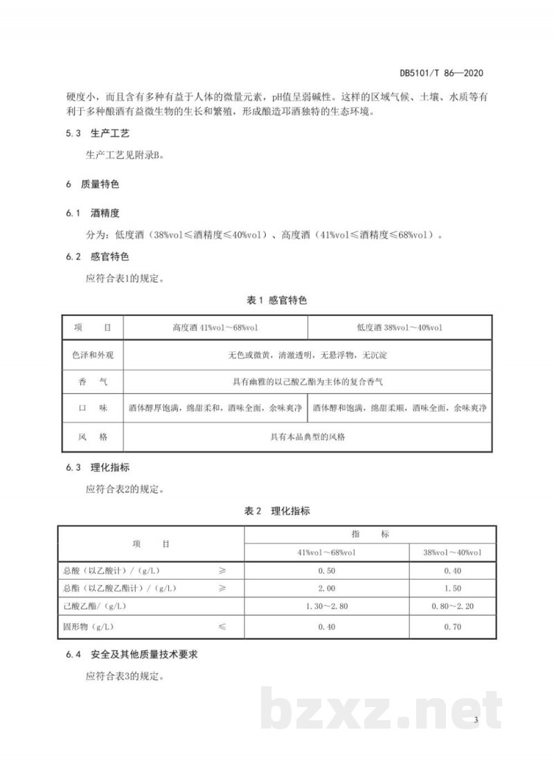 DB5101/T 86-2020地理标志产品 邛酒