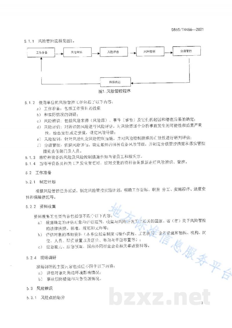 DB65/T 4466-2021特种设备安全风险分级管控工作导则