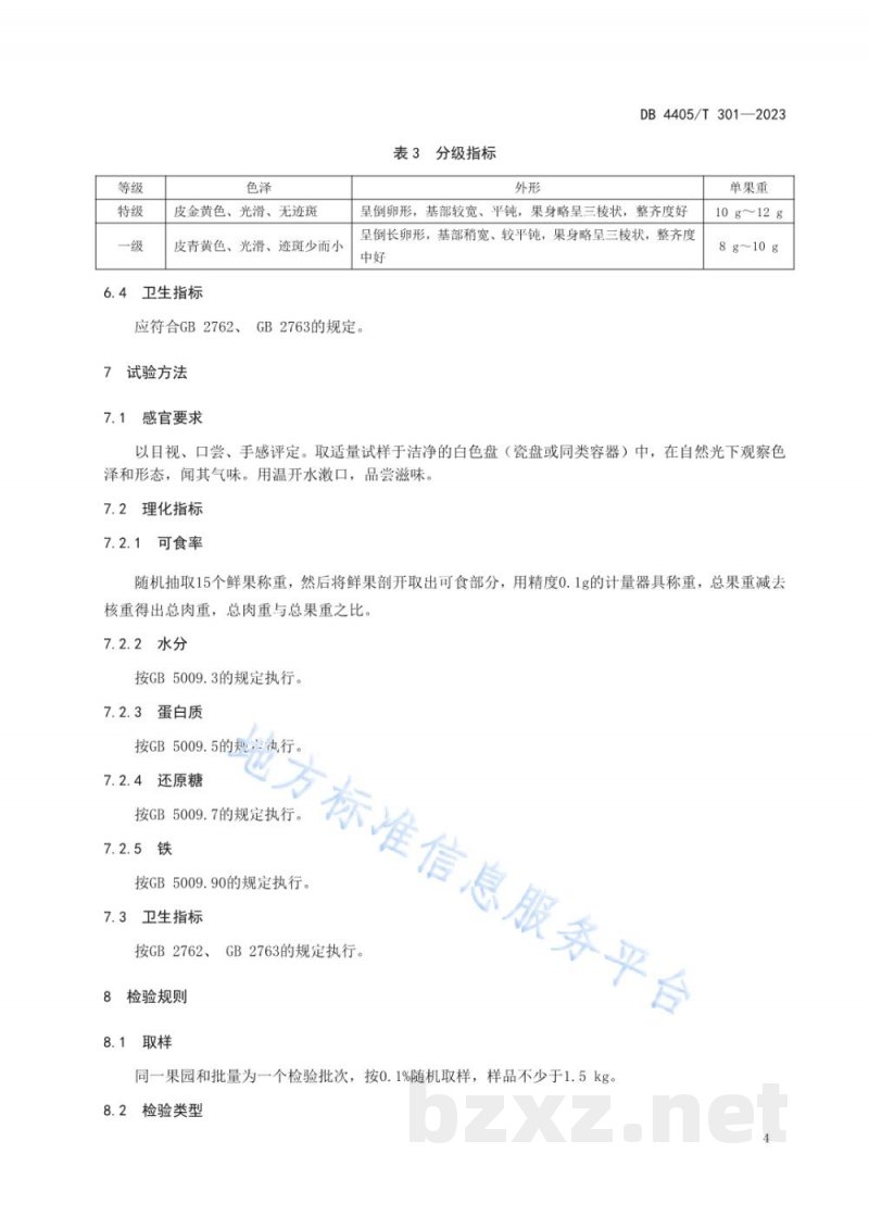 DB4405/T 301-2023地理标志产品 金玉三捻橄榄