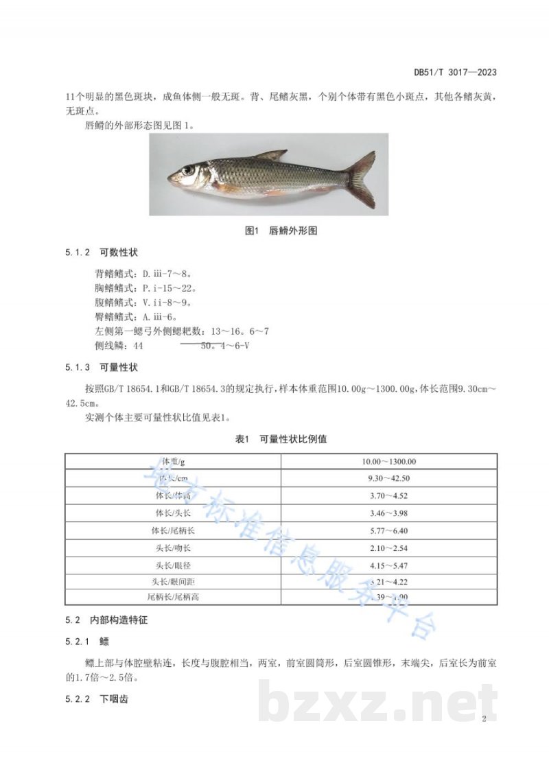 DB51/T 3017-2023唇？种质