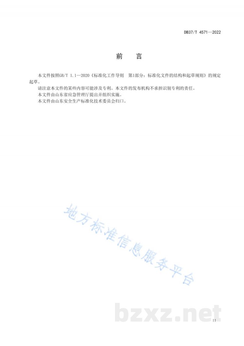 DB37/T 4571-2022水处理剂生产企业生产安全事故隐患排查治理体系实施指南