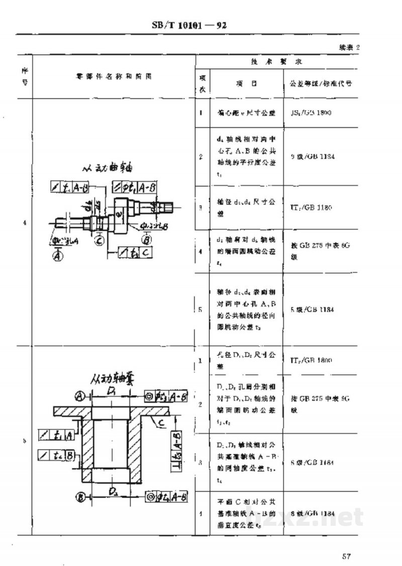 SB/T 10101-1992茶叶平面圆筛机 技术条件 