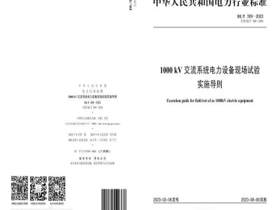 DL/T 309—2023 1000kV交流系统电力设备现场试验实施导则