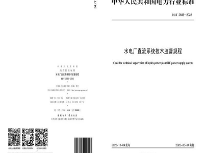 DL/T 2566—2022 水电厂直流系统技术监督规程