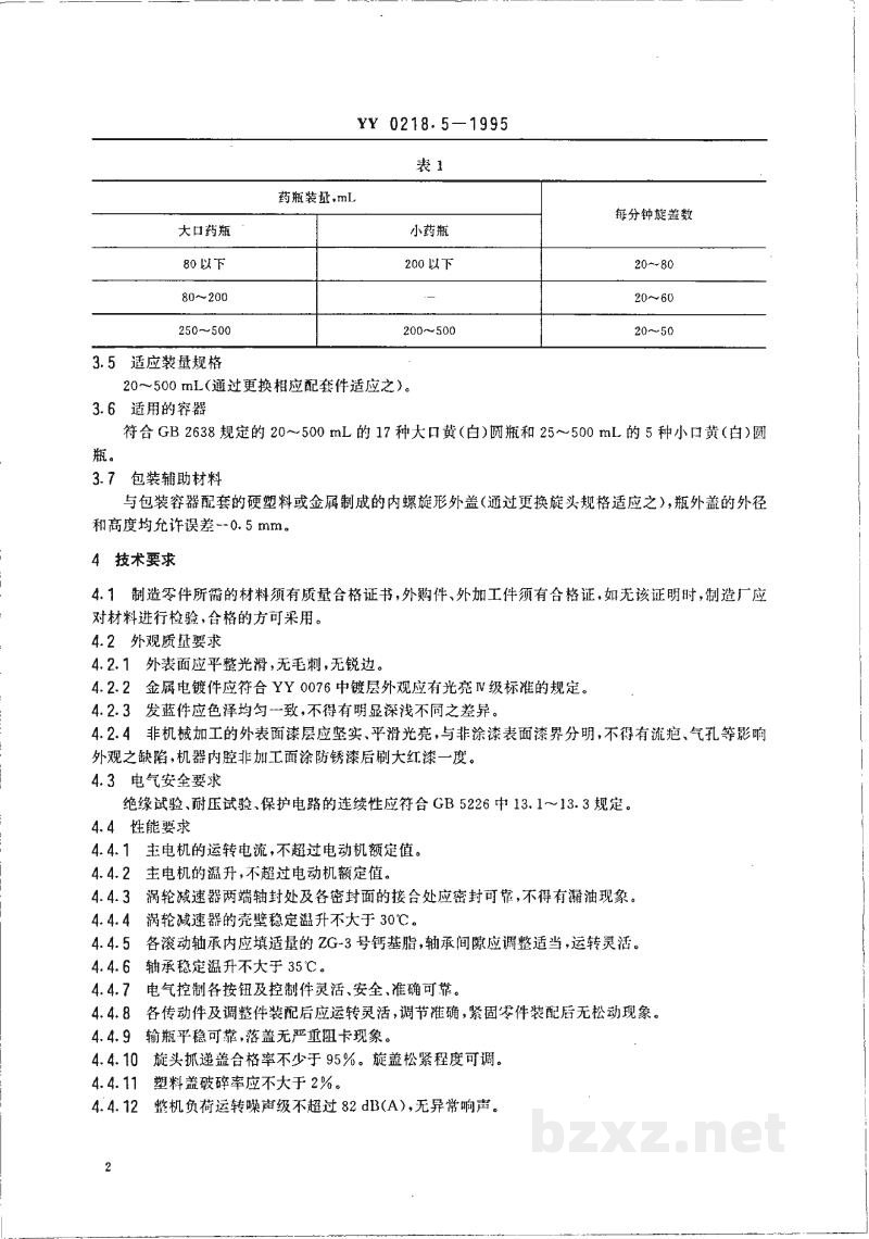 YY 0218.5-1995旋盖机