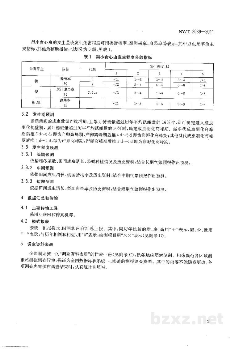 NY/T 2039-2011梨小食心虫测报技术规范
