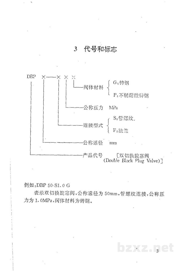 HG/T 21576-1994双切换旋塞阀