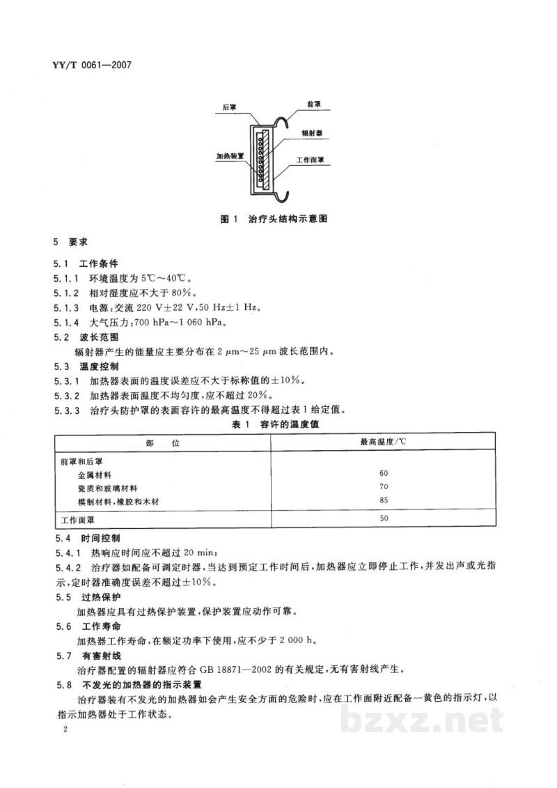 YY/T 0061-2007特定电磁波治疗器