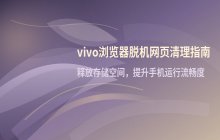 vivo浏览器如何清理脱机网页 删除离线文件的步骤