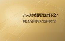 vivo浏览器网页加载不完整的问题排查与解决