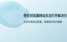 悟空浏览器无法正常打开部分网站的详细解决方法