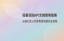硅基流动API文档阅读 _ 接口调用与参数配置说明