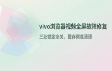 vivo浏览器网页视频无法全屏播放_视频播放器功能异常处理