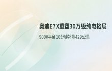 奥迪E7X进军30万级纯电市场：以技术革新重塑豪华电动格局