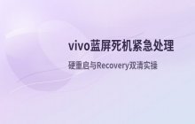 vivo手机蓝屏常亮无法关机的紧急处理方案