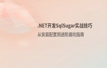 .NET开发中SqlSugar数据库框架使用技巧总结