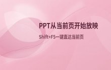设置PPT幻灯片从当前页面开始放映的具体操作步骤