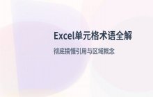Excel单元格基础术语解释与数据结构认知指南