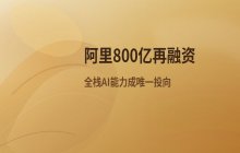 阿里投入800亿港元再融资 重点布局AI基础设施