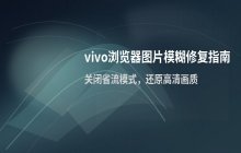 vivo浏览器网页图片模糊不清的常见原因及优化方法