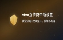 vivo互传后台运行不中断的设置方法_防止系统自动清理应用