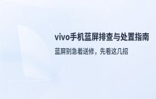 vivo手机屏幕出现蓝屏现象是否由于手机进水引起