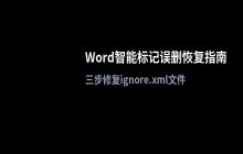 Word2003中误删智能标记后的恢复与重新启用