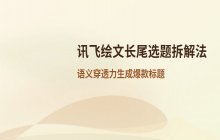 讯飞绘文将行业关键词拆解为长尾选题法