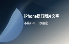 iPhone从图片中提取文字的具体操作步骤