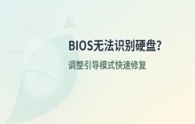 硬盘在BIOS中无法识别？调整系统引导模式解决问题
