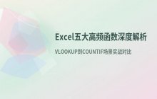 Excel五大高频函数解析 场景应用深度对比