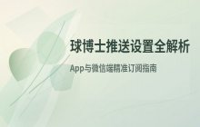 球博士APP中查看与调整消息推送设置的详细路径