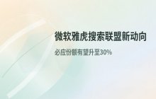 微软雅虎联盟应对谷歌_搜索领域竞争新动向