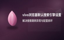 vivo浏览器修改默认搜索引擎的详细设置步骤