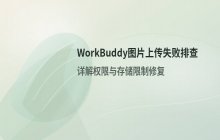 WorkBuddy安装后图片上传失败 文件权限与存储限制排查