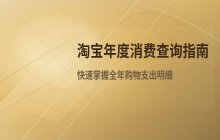 淘宝消费总额查询_年度账单明细查看方法