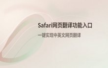 Safari网页翻译功能在哪 一键中英文网页翻译操作