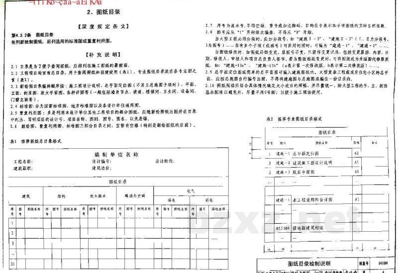 民用建筑工程建筑施工图设计深度图样