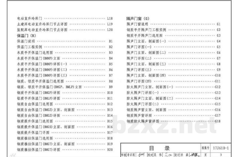 特种门窗（一）