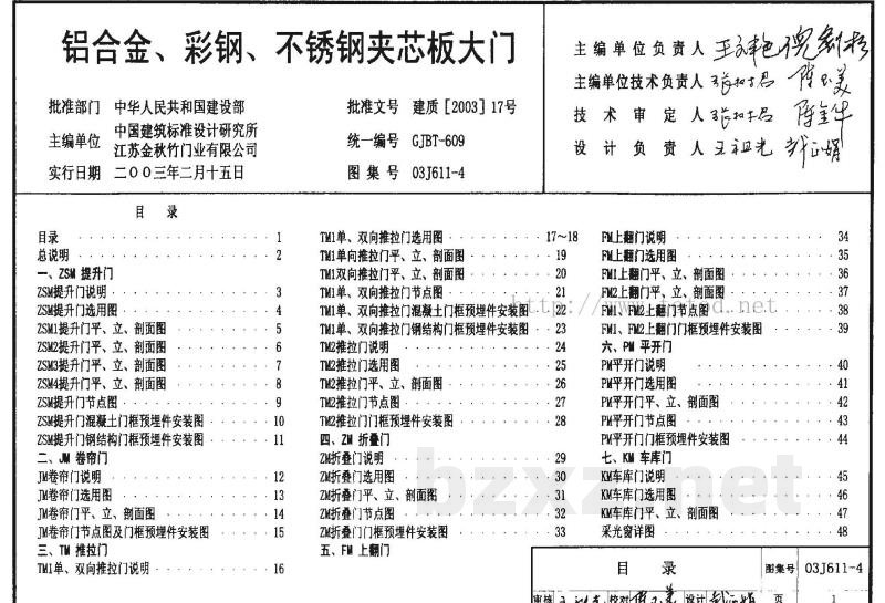 铝合金、彩钢、不锈钢夹芯板大门