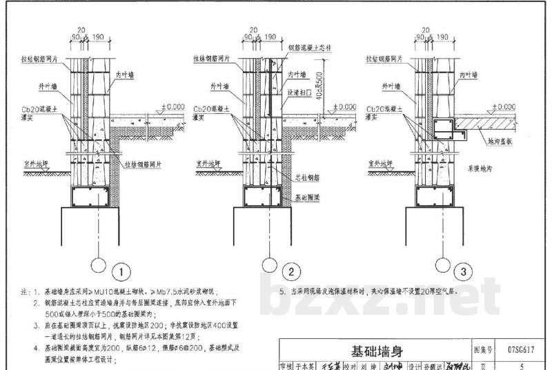 夹心保温墙结构构造