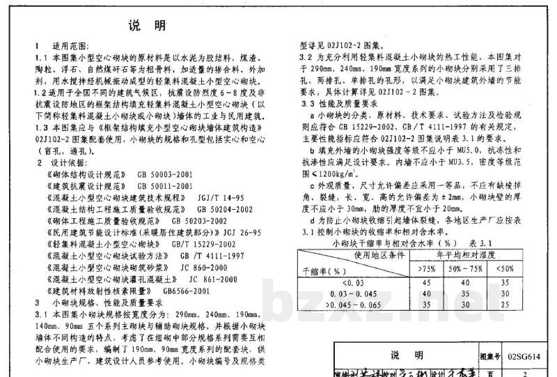 框架结构填充小型空心砌块墙体结构构造