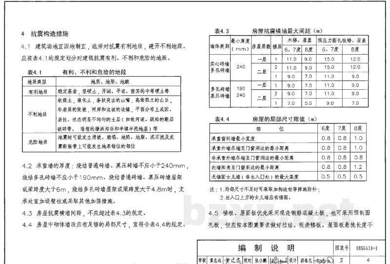 农村民宅抗震构造详图（2008年合订本）