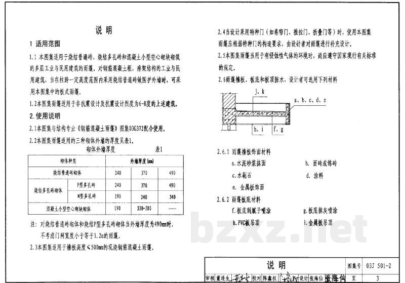 钢筋混凝土雨篷（建筑、结构合订本）