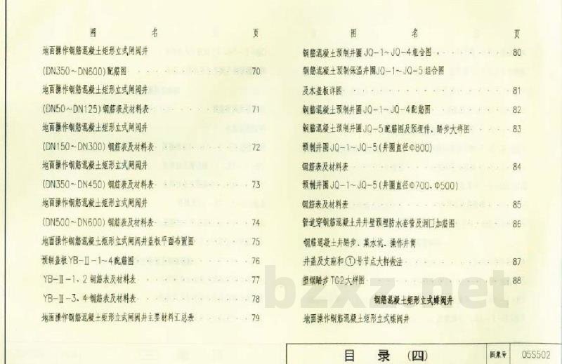 给水排水标准图集 室外给水排水管道工程及附属设施(一)(2011年合订本)