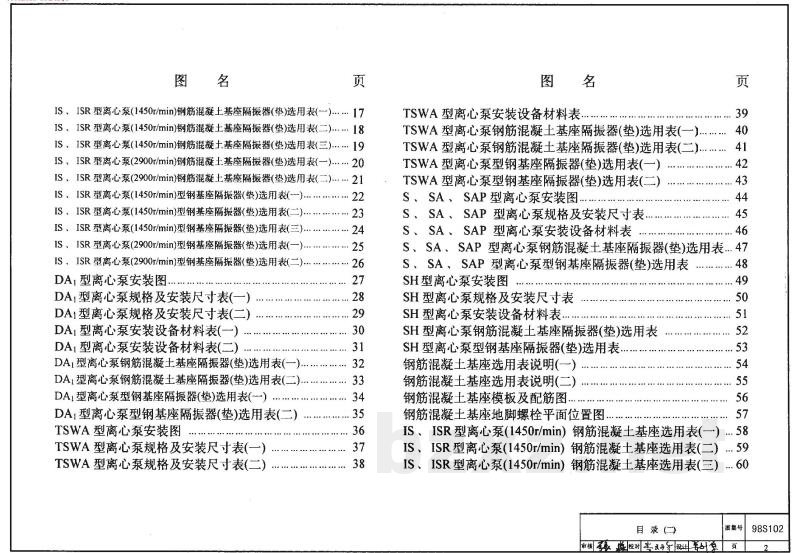 卧式水泵隔振及其安装